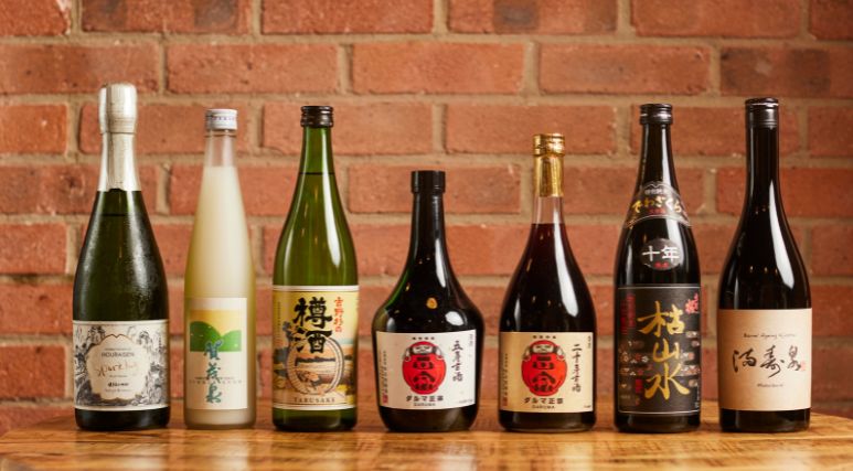 Sake bottles