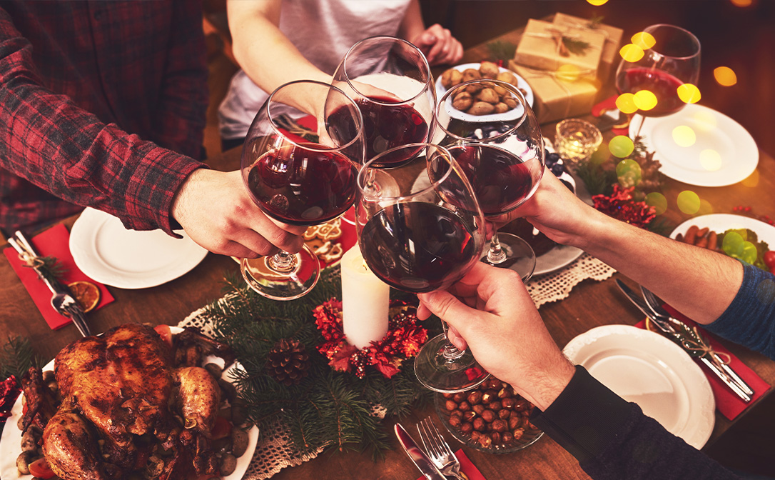 Christmas food and wine pairing